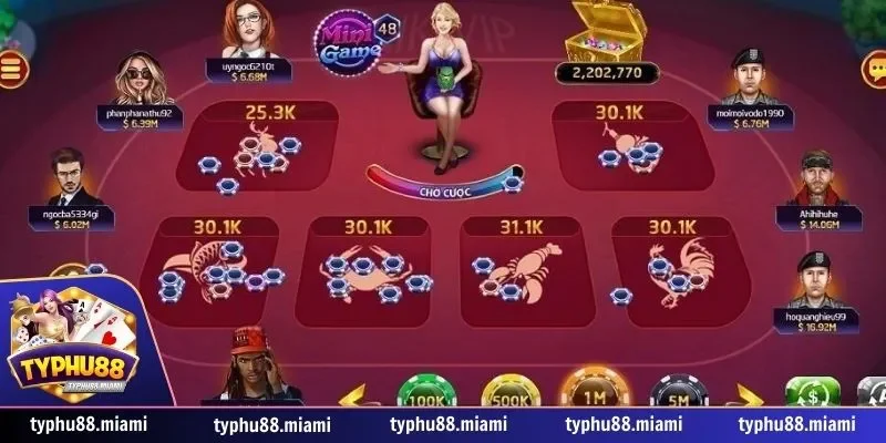 Chọn các tụ hay xuất hiện và đặt cược